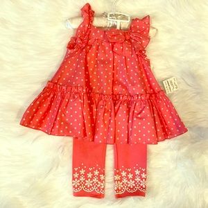 First Impressions 2 Piece Polka Dot Infant Set